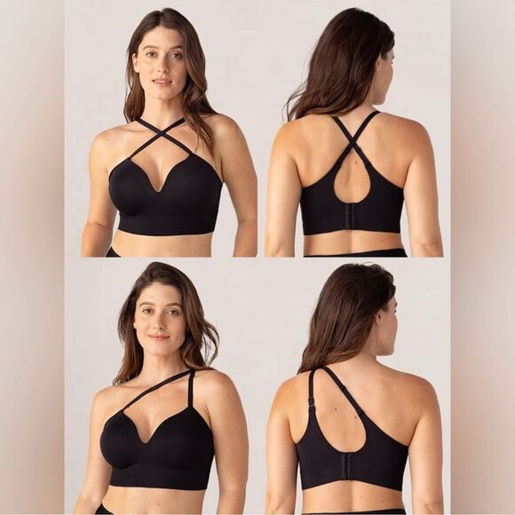 TRUEKIND Supportive Comfort Wireless Shaping Bra Large Beige Convertible Straps - Picture 11 of 11